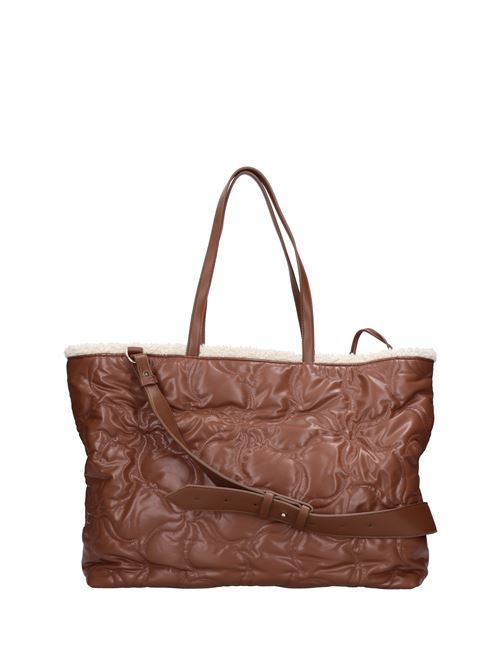 Borsa in ecopelle ROBERTA DI CAMERINO | C02184MARRONE-CREMA